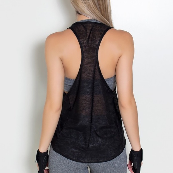 Tank Top -Transparent Racerback - Picture 3 of 3